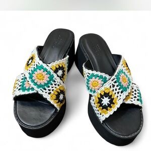 ASOS Crochet Platform Sandals